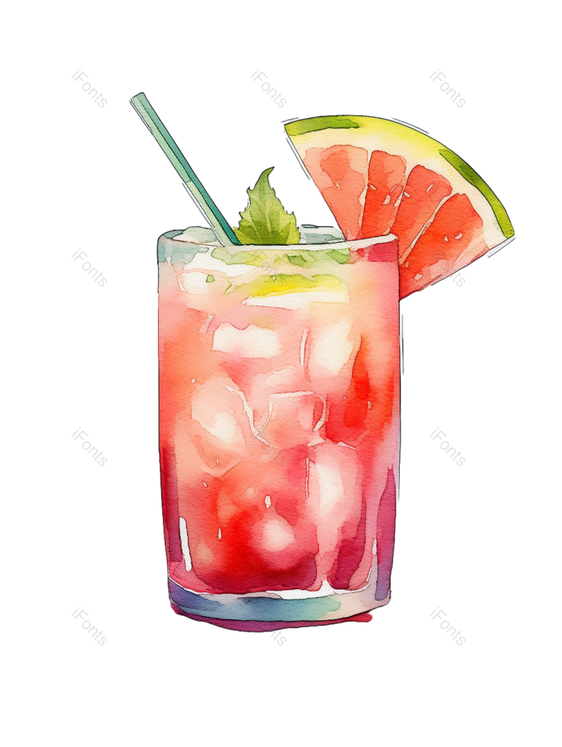 清新图片,健康食物元素,扁平化设计PNG,插画免抠素材